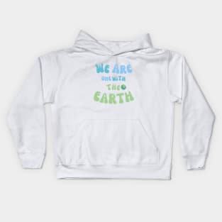 We Are One with The Earth Kids Hoodie